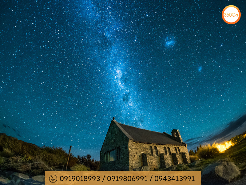 Hồ Tekapo mang đến một trải nghiệm ngắm sao tuyệt vời - Du lịch 360Go 